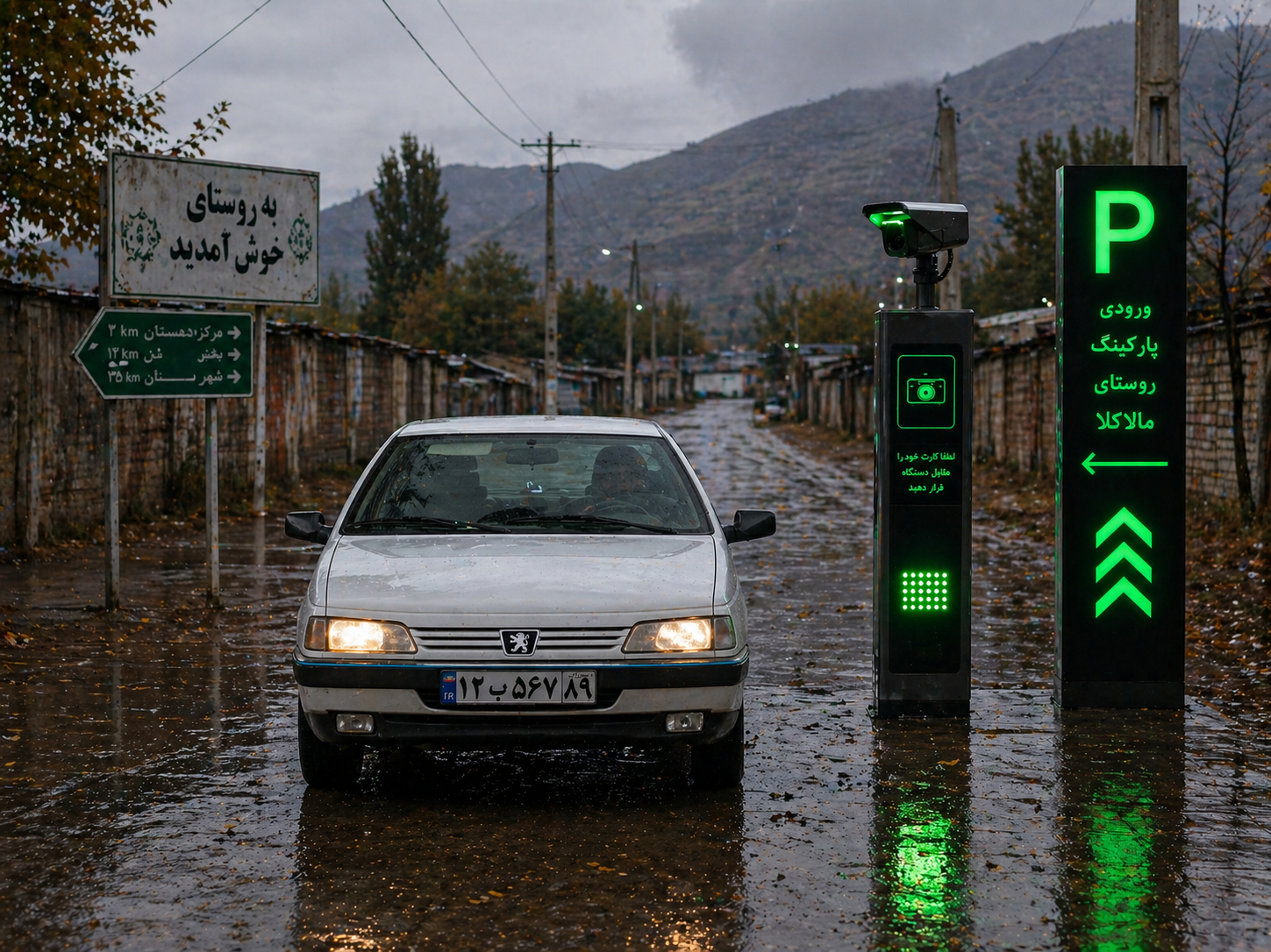پلاک خوان روستایی